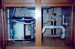 Under Cabinet Hot Water Heater Mail Cabinet
